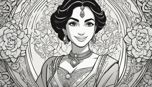 Variety of Jasmine Coloring Pages