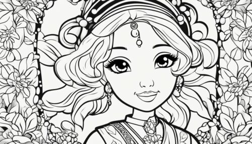 Free Printable Jasmine Coloring Pages