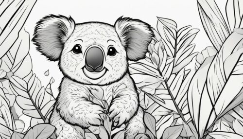 Variety of Koala Coloring Pages
