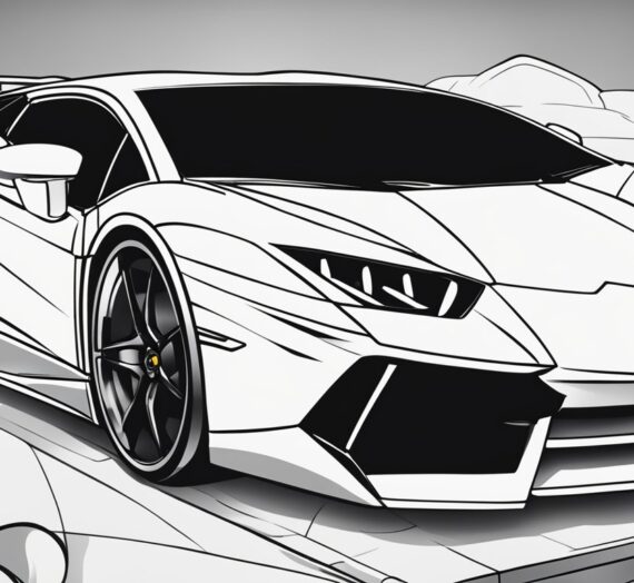 Coloring Pages Lamborghini : 25 Free Colorings Book