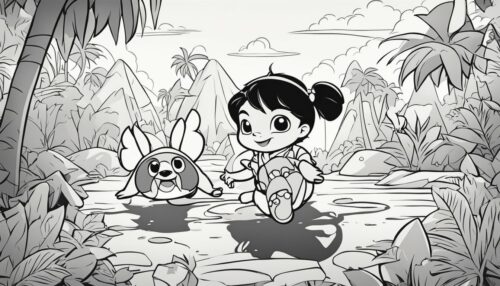 Coloring Pages Lilo and Stitch