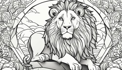The Art of Lion Coloring Pages