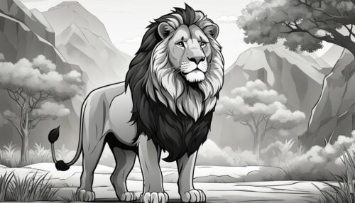 The Art of Lion Coloring Pages
