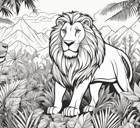 Coloring Pages Lion King: 31 Free Colorings Book