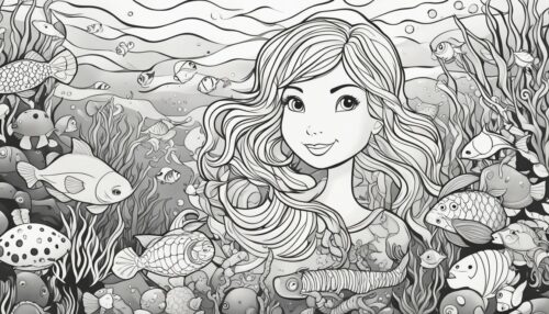 Coloring Pages Little Mermaid