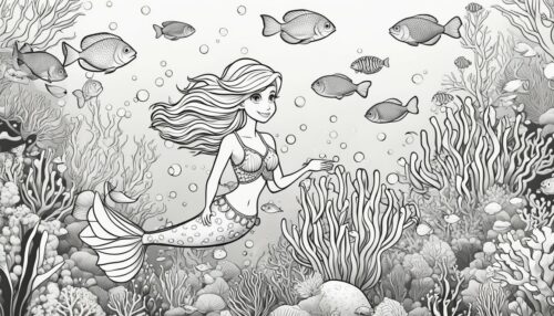 Coloring Pages Little Mermaid