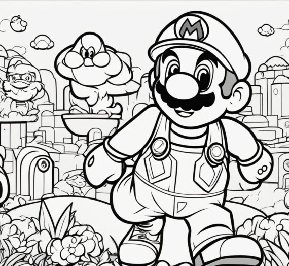 Coloring Pages Mario: 19 Free Colorings Book