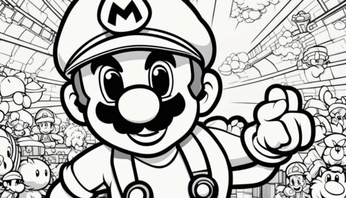 The World of Mario Coloring Pages