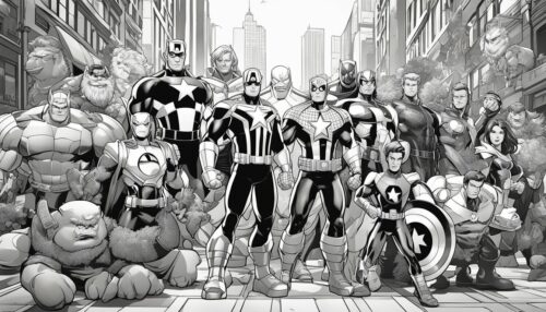 Exploring Marvel Universe Through Coloring Pages