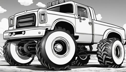 Coloring Pages Monster Truck