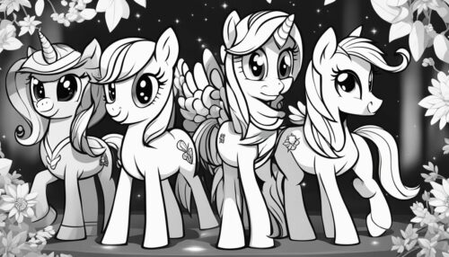 My Little Pony Characters Coloring Pages