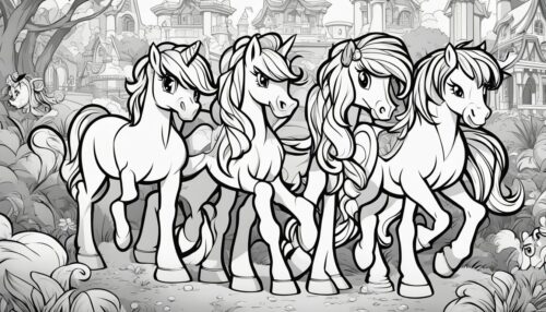 My Little Pony Characters Coloring Pages