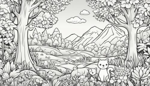 Creating and Using Nature Coloring Pages