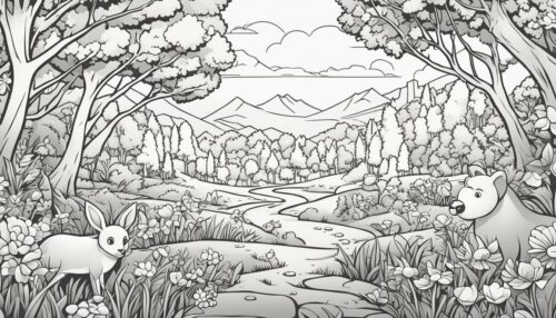 Exploring Nature Through Coloring Pages