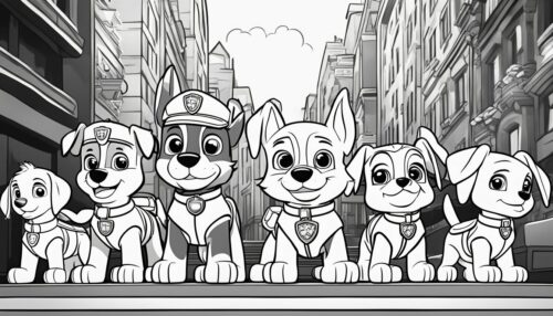 Categories of Paw Patrol Coloring Pages