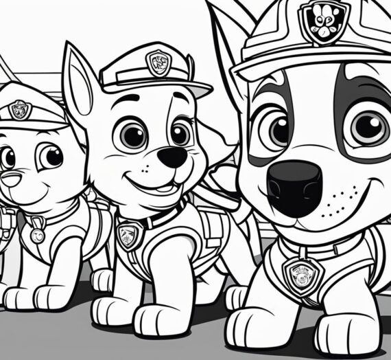 Coloring Pages Paw Patrol: 19 Free Colorings Book