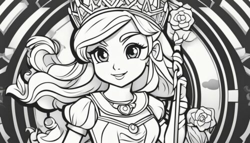 Coloring Pages Princess Peach