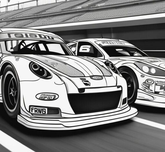 Coloring Pages Race Cars: 9 Free Colorings Book