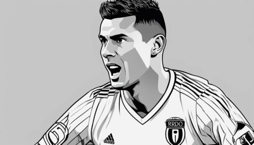Coloring Pages Ronaldo