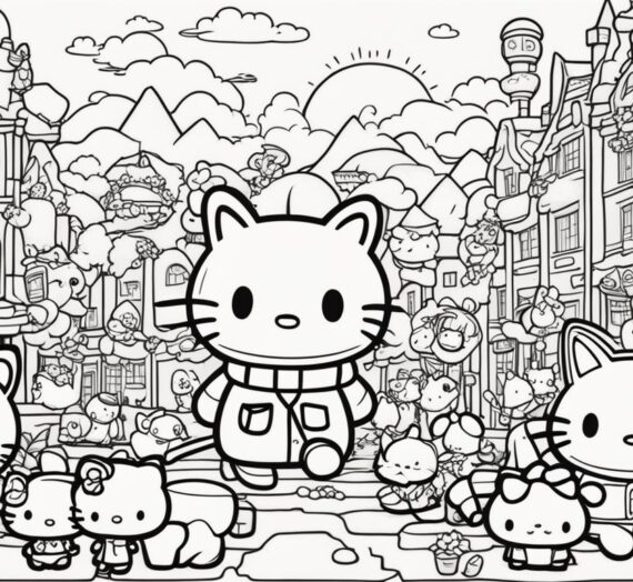 Coloring Pages Sanrio: 22 Free Colorings Book