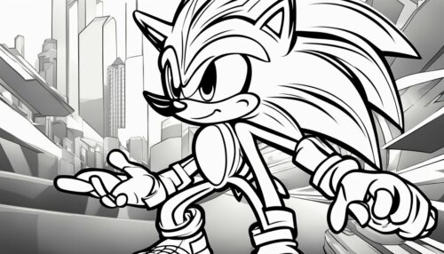 Coloring Pages Sonic