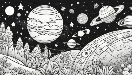 Coloring Pages Space