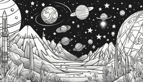 Coloring Pages Space