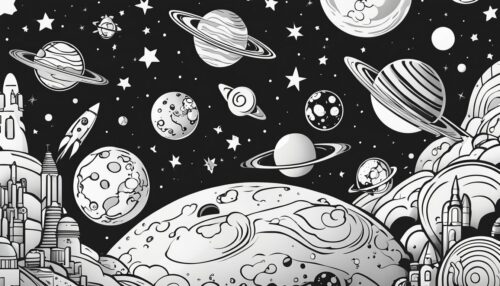 Coloring Pages Space