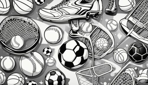 Design and Creativity in Sports Coloring Pages