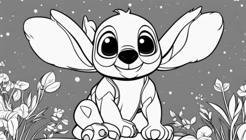 Downloading and Printing Stitch Coloring Pages