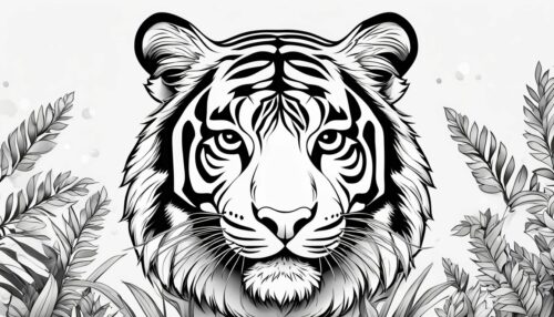 Types of Tiger Coloring Pages