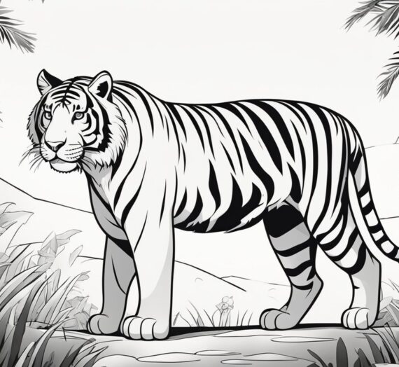 Coloring Pages Tiger: 26 Free Colorings Book