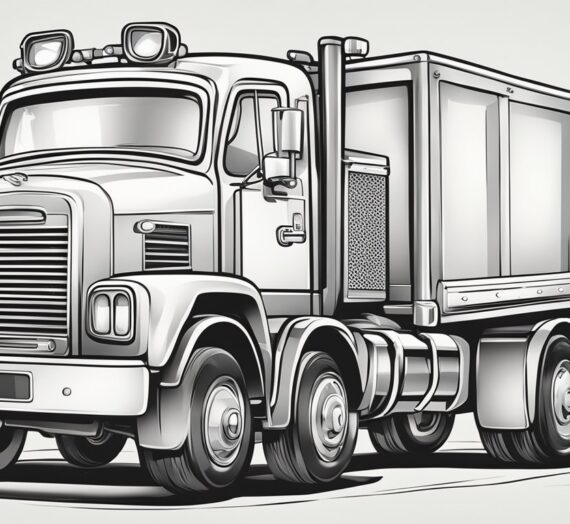 Coloring Pages Trucks: 17 Free Colorings Book