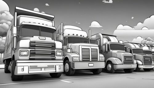 Coloring Pages Trucks