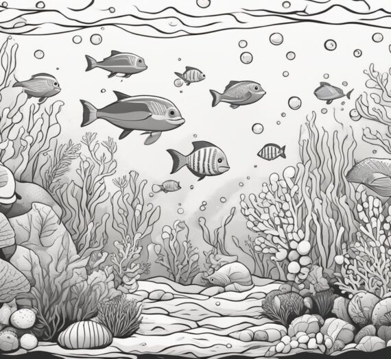 Coloring Pages Under the Sea: 11 Free Colorings Book