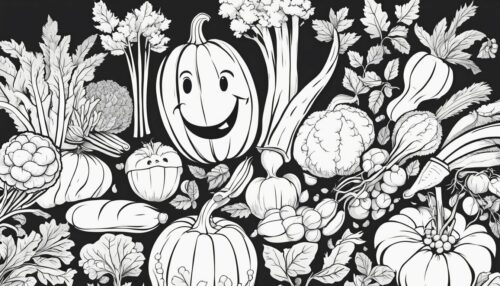 Using Vegetable Coloring Pages