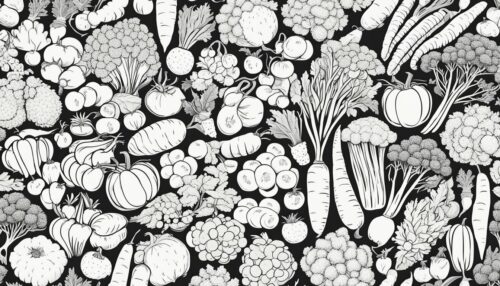 Using Vegetable Coloring Pages