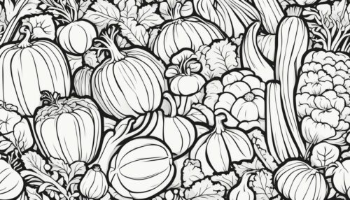 Types of Vegetable Coloring Pages