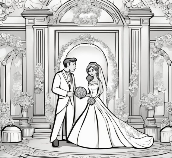 Coloring Pages Wedding: 12 Free Colorings Book