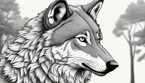 Coloring Pages Wolf