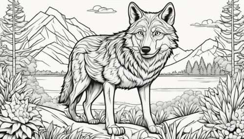 Coloring Pages Wolf