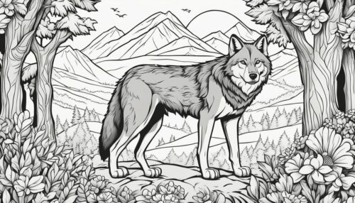 Coloring Pages Wolf