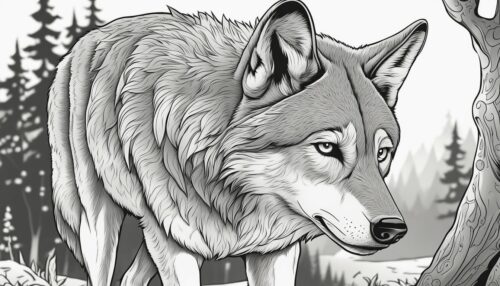 Wolf Coloring Activities