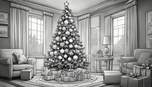 Coloring Pages Xmas Tree