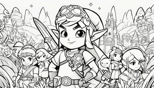 How to Use Zelda Coloring Pages