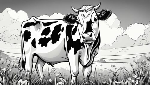 Cow Coloring Page Templates