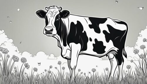 C Is for Cow Coloring Page