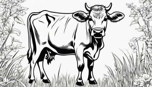 Cow Coloring Pages