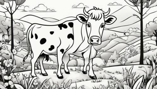 Cow Coloring Pages