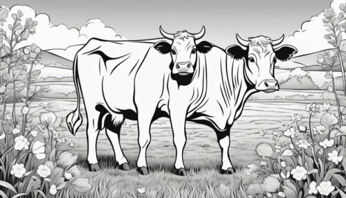 Basics of Cow Coloring Pages